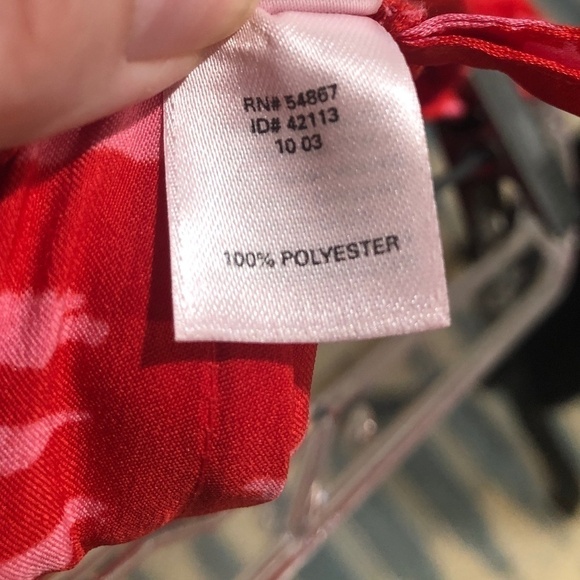 Love Motif Scarlet Red Pajama Shorts M - Picture 5 of 6